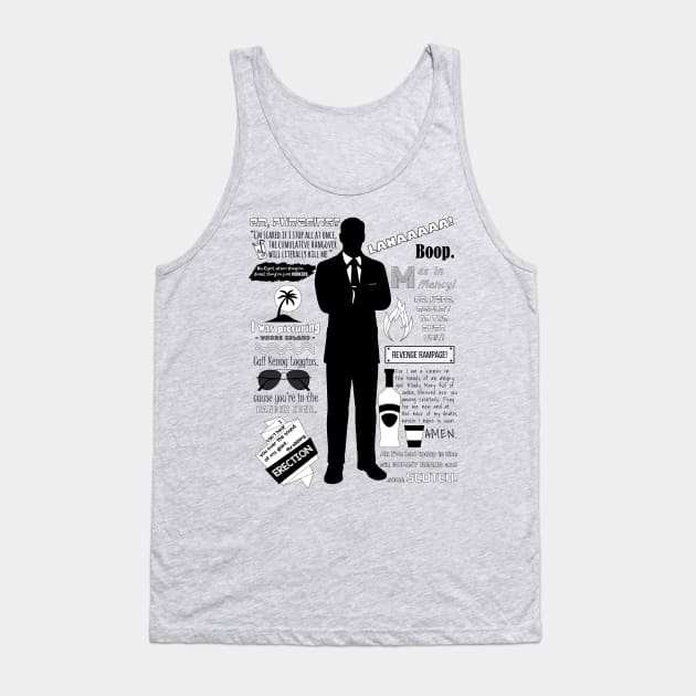 Sterling Archer Quotes Tank Top by GeekMind